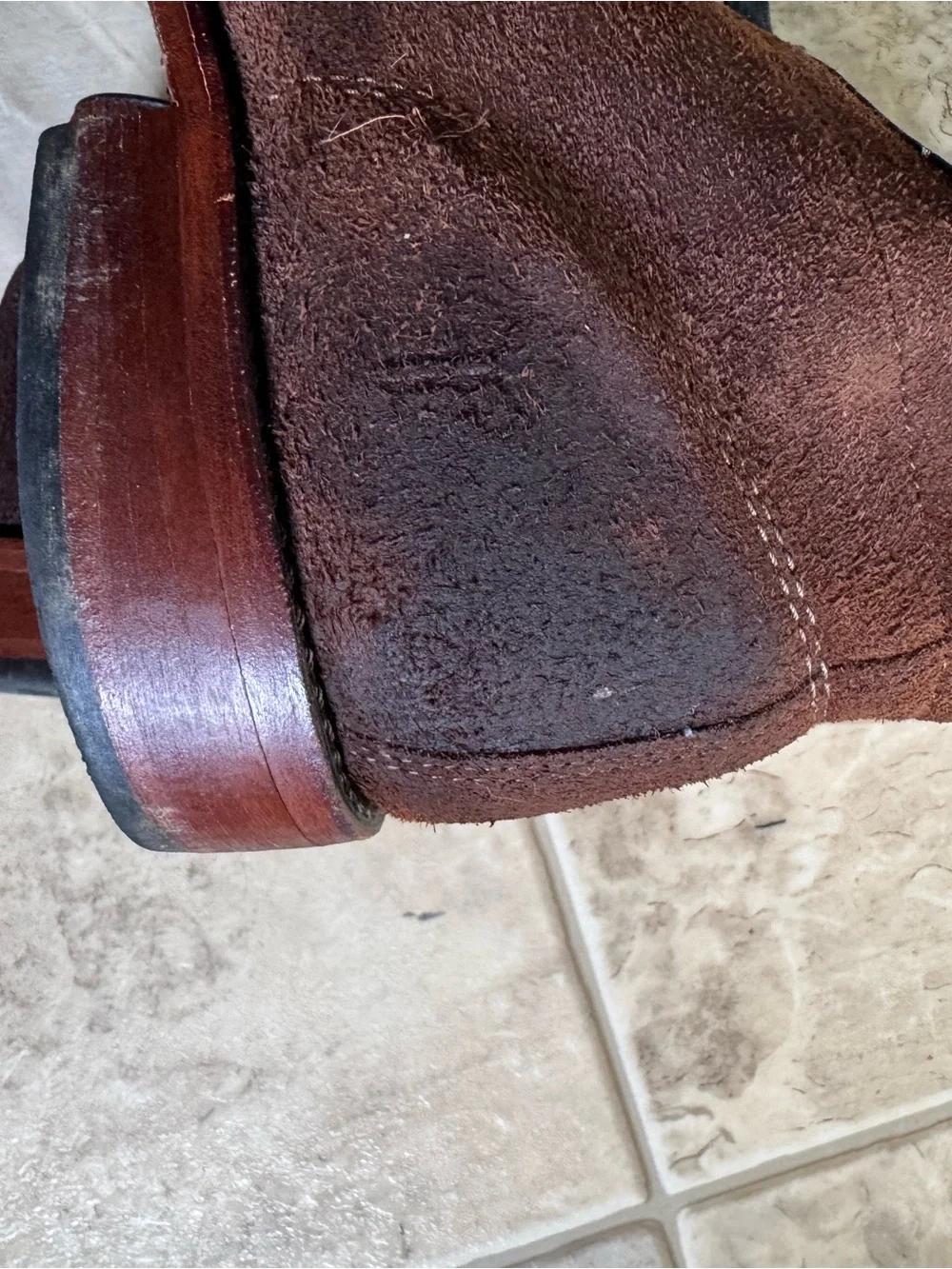Frye Brown Suede Chukka Boots with Black Laces